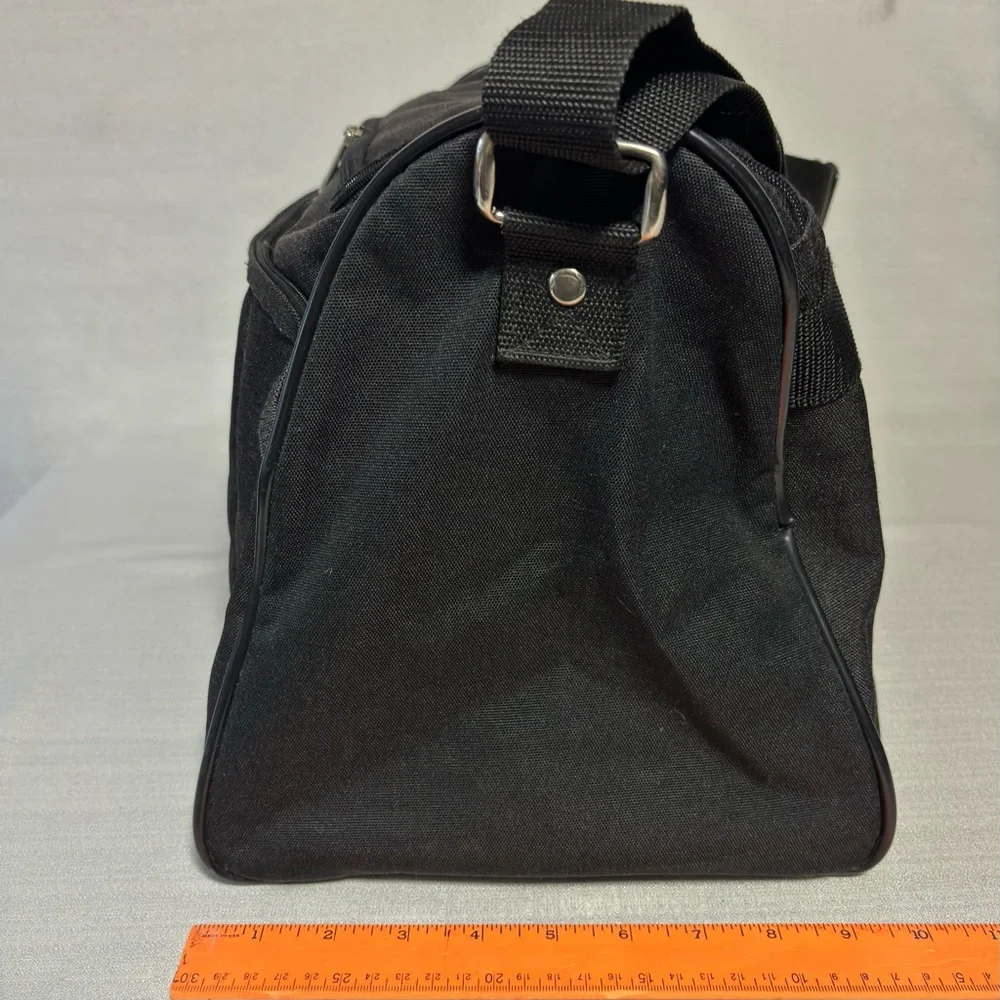 American Flyer XL Black Duffel bag with shoulder strap travel weekender bag